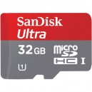 Карта памяти SanDisk 32GB microSDHC Memory Card Ultra Class 10 UHS с адаптером
