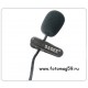 Петличный микрофон Dagee (100см, ветрозащита, клипса, 30 - 15000 Гц)