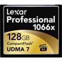 Карта памяти CF Lexar 128GB Professional 1066x (UDMA 7, чтение 160, запись 155)