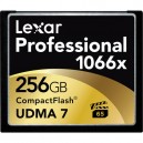 Карта памяти CF Lexar 256GB Professional 1066x (UDMA 7, чтение 160, запись 155)