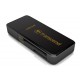 Картридер Transcend RDF5 USB 3.0 для SD/microSD (R90Mb/W60Mb) черный и белый