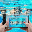 Подводный чехол универсальный для телефонов iphone, android до 7" размер 170*80мм (до 5 метров)