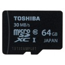 Карта памяти TOSHIBA MICROSDXC 64GB CLASS 10 UHS-I U1 (30Mb/s)