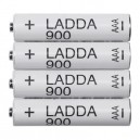 Аккумулятор LADDA пальчиковый 900mAh (AAA, LR3, 1.2V) 1шт