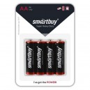 Батарейки солевые AA SmartBuy 4шт