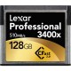 Карта памяти Lexar Professional 3400x 128GB CFast 2.0 oem упаковка (скорость чтения 510M/s, 450M/s записи)