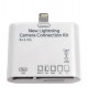 Аксессуар 5 в 1 адаптер Lightning to USB SD MicroSD Camera Combo Adapter для iPad 4 Mini Air 2, iPhone 5/6/6s/6+ iOS 9.2+