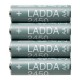 Аккумулятор AA LADDA 2450mAh, 1.2V, Ni-MH, Япония (1шт)