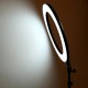 Кольцевой свет лампа визажиста (диаметр 35см, 336 диодов, 2 диммера, 3200-5500K) + стойка 2м