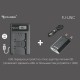 Зарядное устройство USB Fujimi UNC-LPE17 для аккумулятора LP-E17 (1 слот, LCD)
