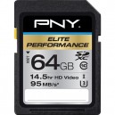 Карта памяти PNY Technologies 64GB 4K (64Gb, 95Mb/s)