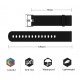 Дополнительный ремешок из силикона для часов Xiaomi Bip (цвета в ассортименте)