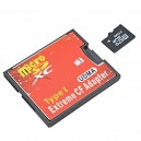 Адаптер microSD - Compact Flash CF Type I до 256гб (толщина 3.3мм)