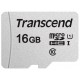 Карта памяти Transcend microSDHC 300S Class 10 UHS-I U1 16GB + SD adapter