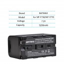 Аккумулятор NP-F770 Batmax 7.2V (5200 mAh) (с USB портом, как powerbank, зу от microUSB, индикация)