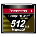 Карта памяти CF Transcend Compact Flash Ultra Industrial 512Mb