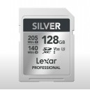 Карта памяти Lexar SDXC 128Gb V30 (U3) Silver 4K (чтение до 205MB, запись до 140Mb)