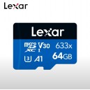 Карта памяти MicroSD LEXAR Blue 64Gb 663x UHS-I V30 4K 100MBs