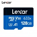 Карта памяти MicroSD LEXAR Blue 128Gb 663x UHS-I V30 4K (R100MB, W45MB)