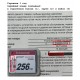 Карта памяти Compact Flash Transcend 256Mb CF200I (Industrial Grade)