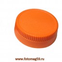 Задняя крышка для объектива Nikon (оранжевая)
