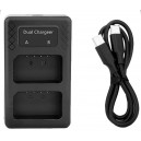 Зарядное устройство USB VC-26 для аккумуляторов VB-26B вспышка Godox V1 (2 слота)