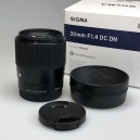 Объектив Sigma 30mm 1.4 DC DN для Sony E-mount (бу, SN: 55380501PM)